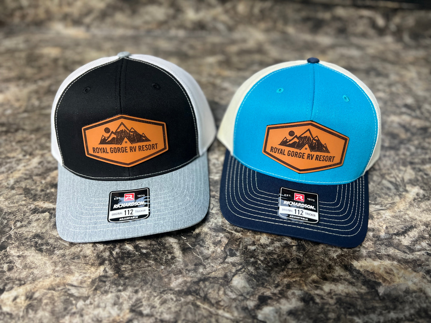 Custom Leather Patch Hats