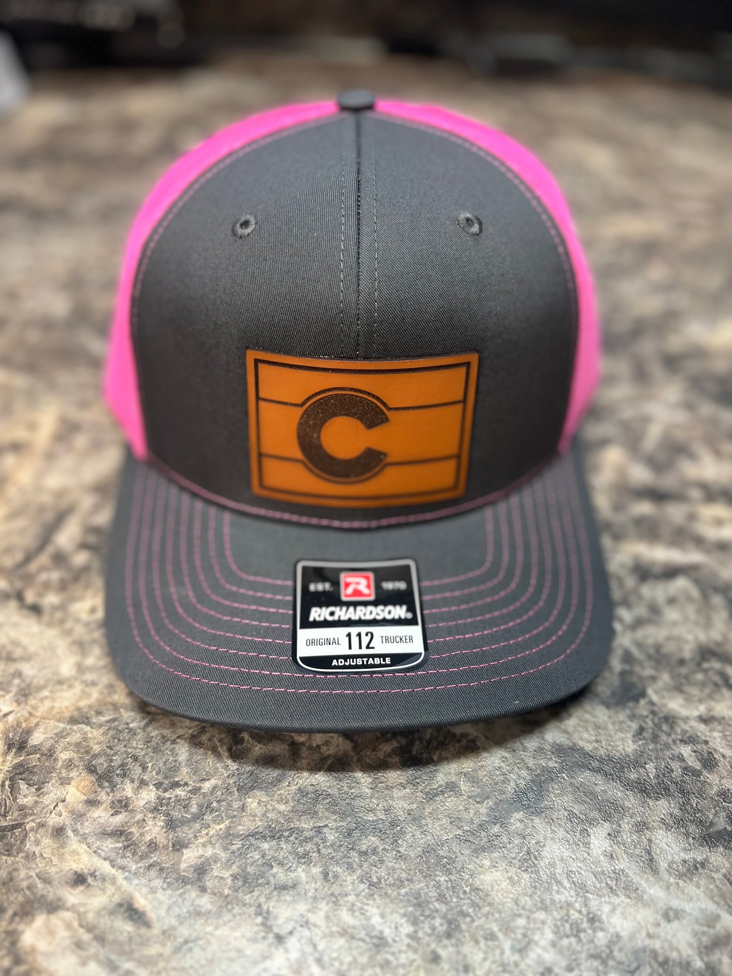 Custom Leather Patch Hats
